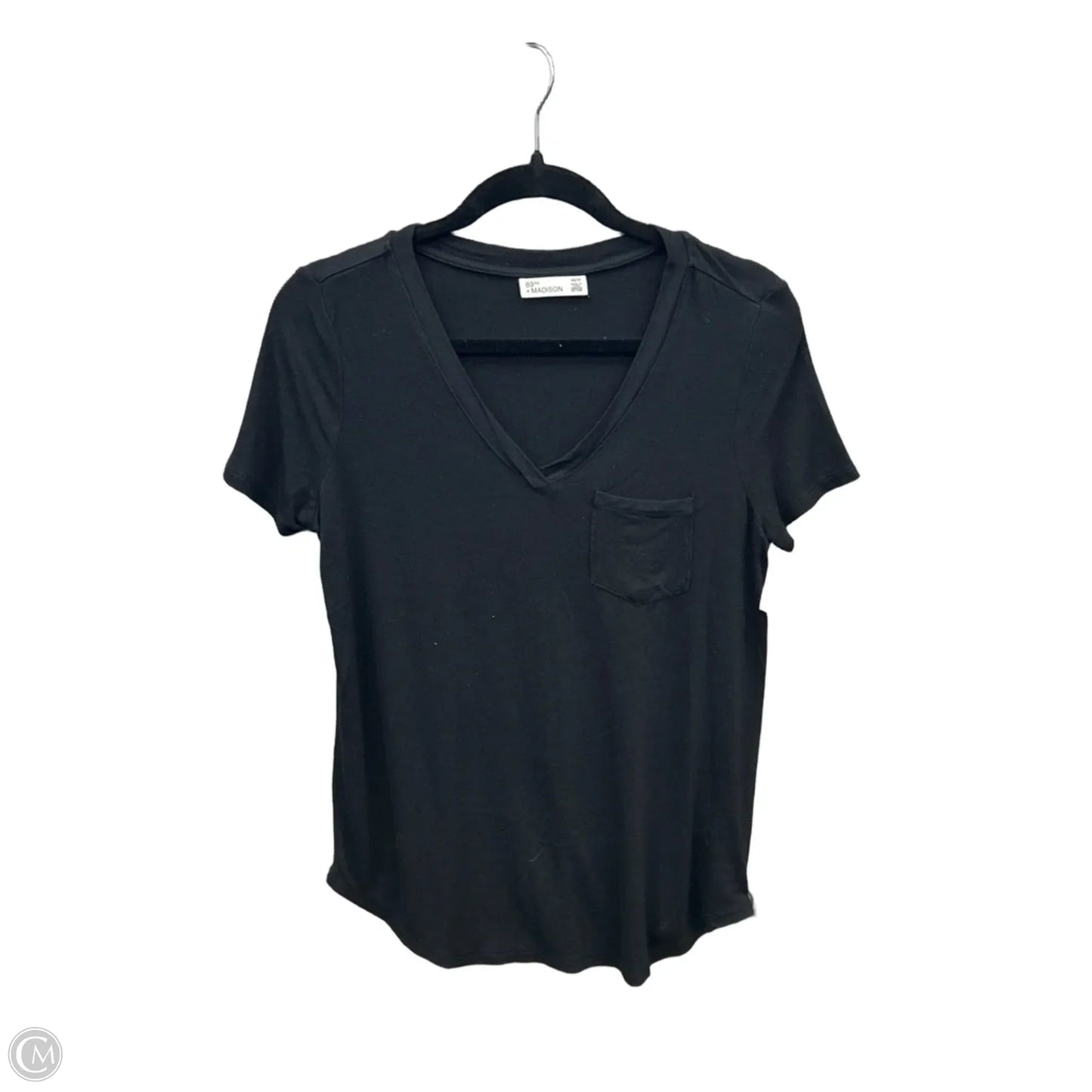 Top Short Sleeve By 89th And Madison In Black, Size: Xs