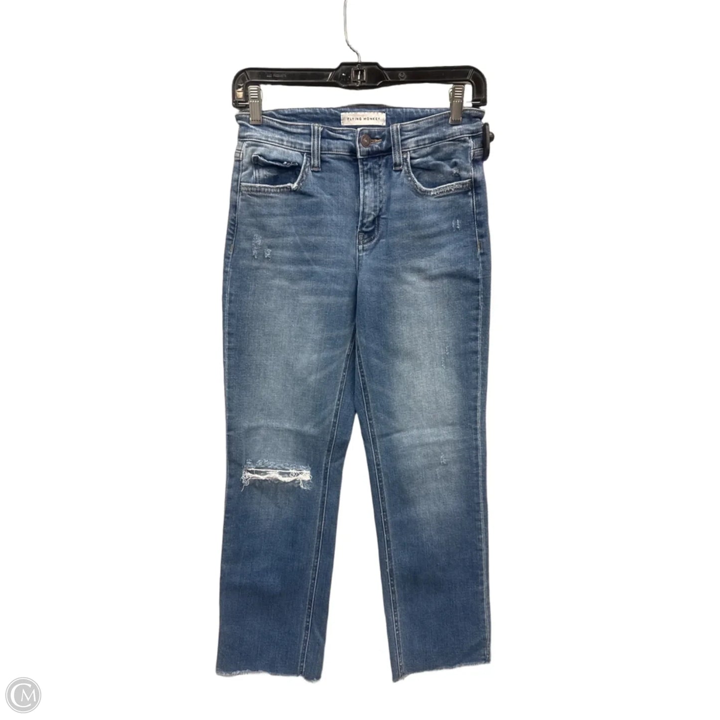 Jeans Straight By Flying Monkey In Blue Denim, Size: 2