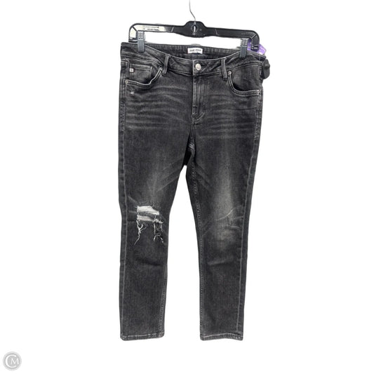 Jeans Skinny By Dear John In Black Denim, Size: 6