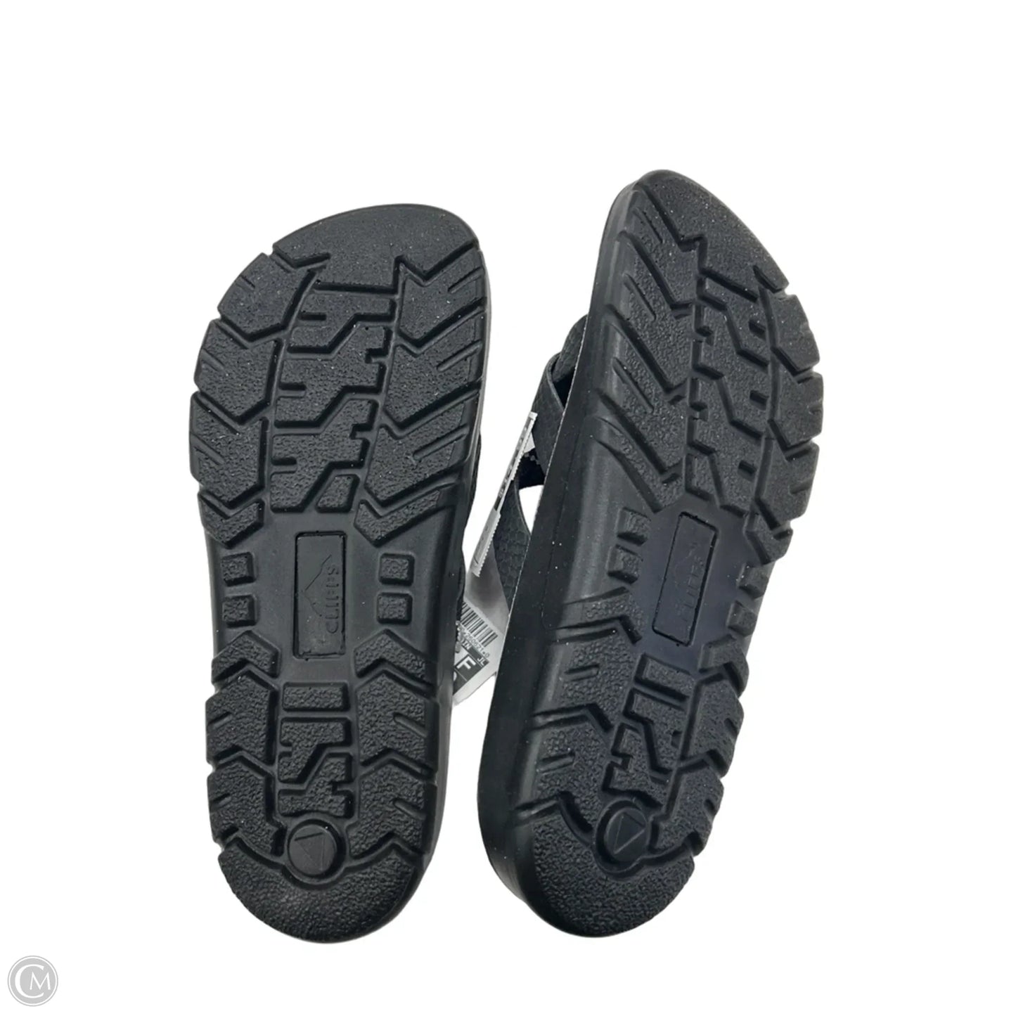 Sandals Flats By Cliffs By White Mountain In Black & Grey, Size: 7.5