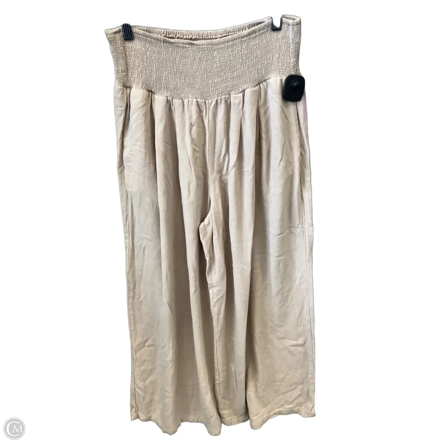 Pants Wide Leg By Clothes Mentor In Cream, Size: 12