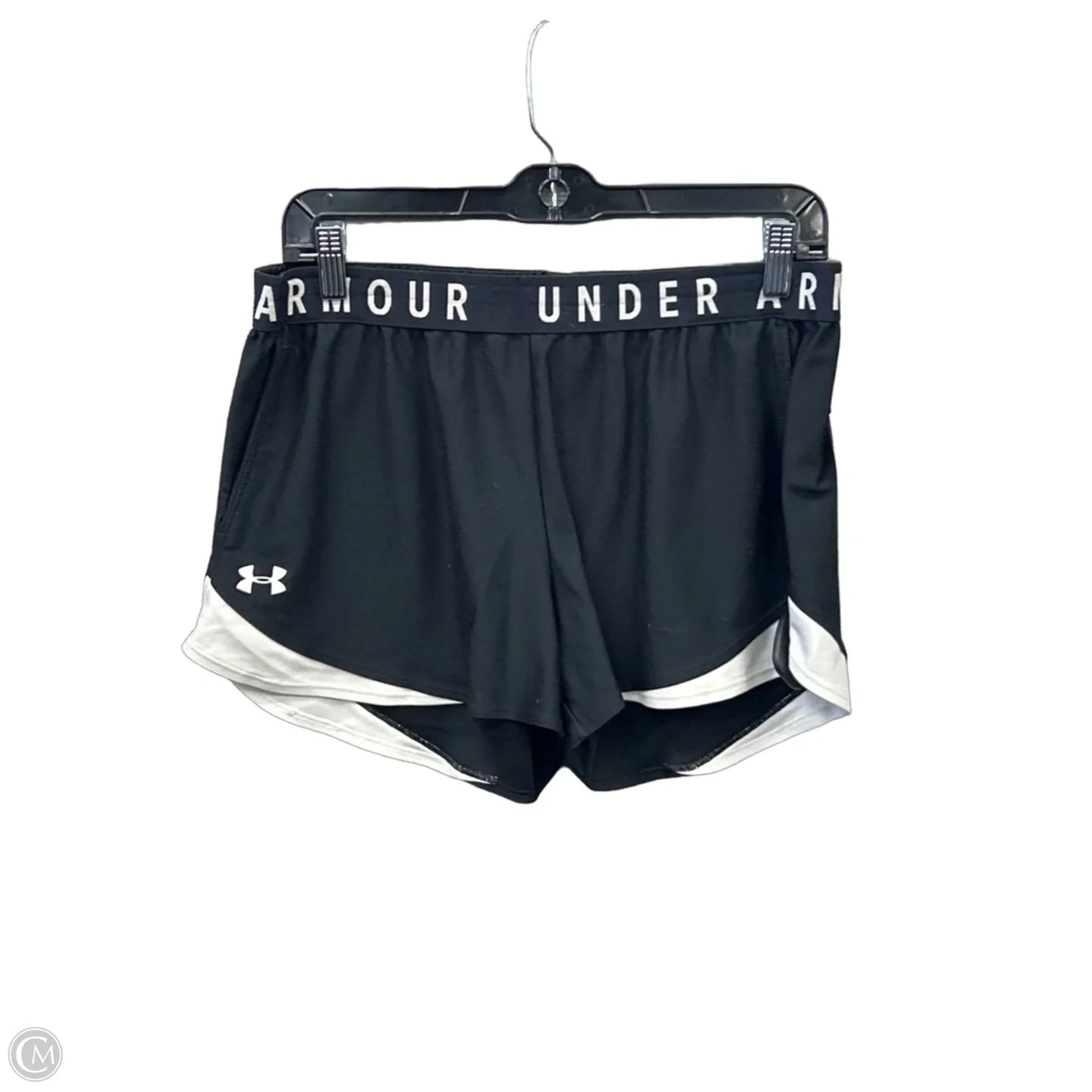 Athletic Shorts By Under Armour In Black, Size: L
