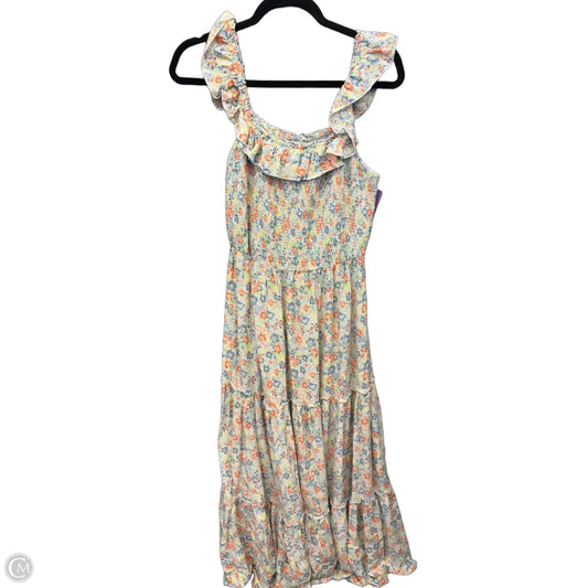 Dress Casual Maxi By Old Navy In Floral Print, Size: M