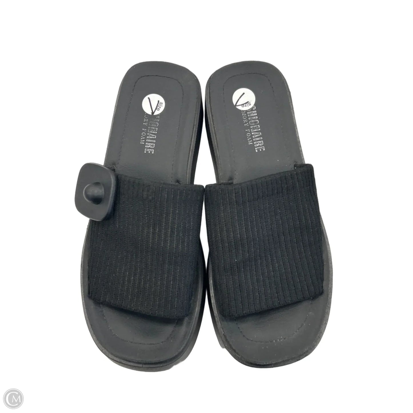 Sandals Flats By Cushionaire In Black, Size: 7