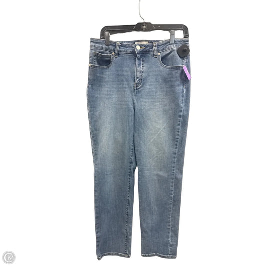 Jeans Straight By Coldwater Creek In Blue Denim, Size: 10