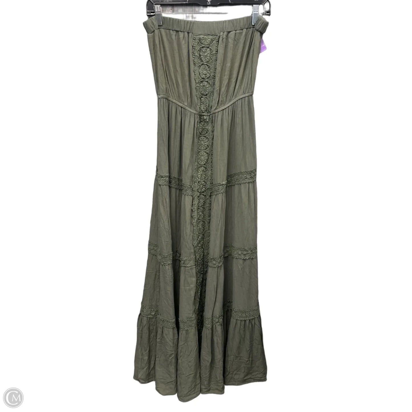 Dress Casual Maxi By Faded Rose In Green, Size: L