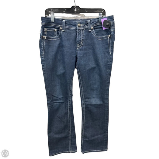 Jeans Boot Cut By Miss Me In Blue Denim, Size: 8