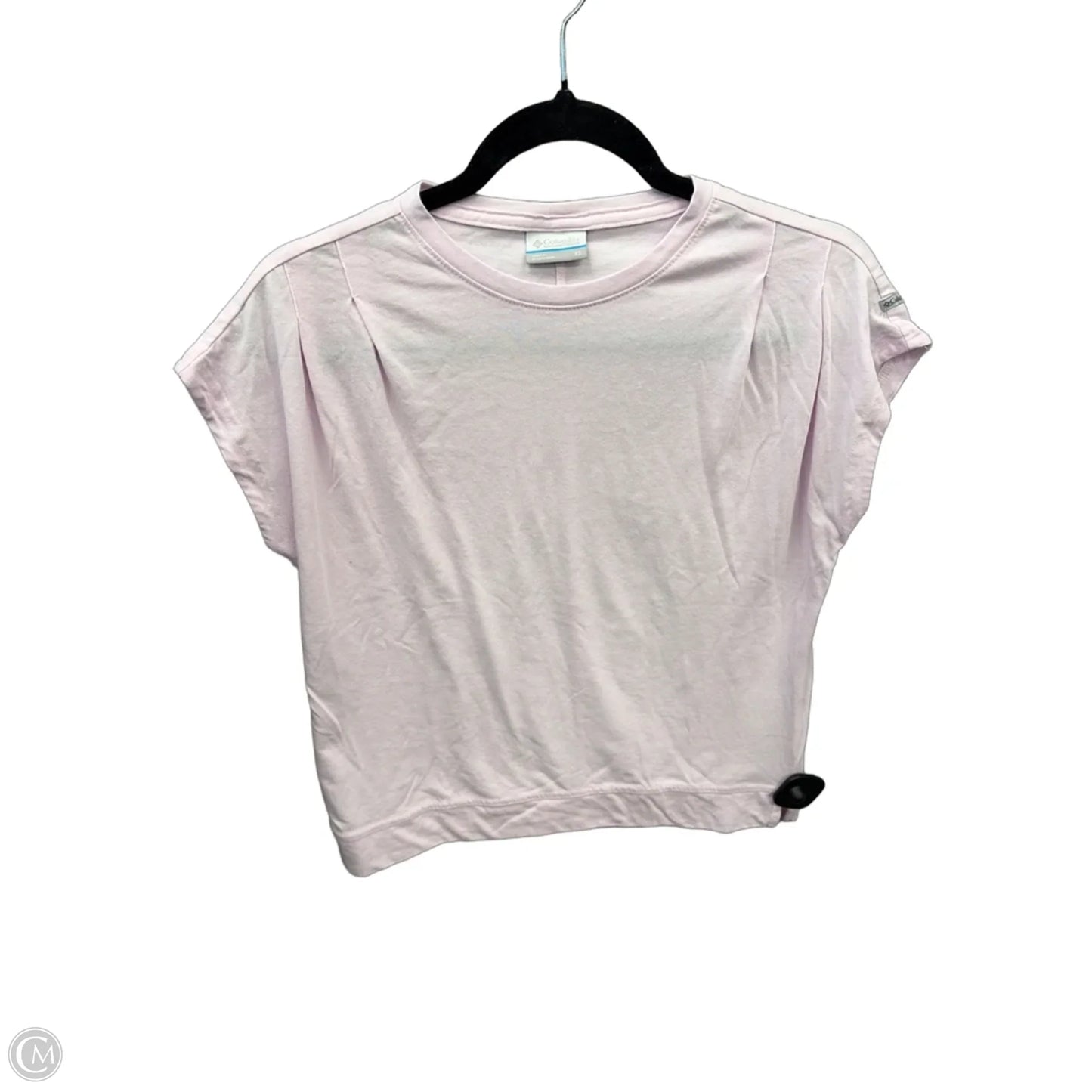 Athletic Top Short Sleeve By Columbia In Pink, Size: Xs