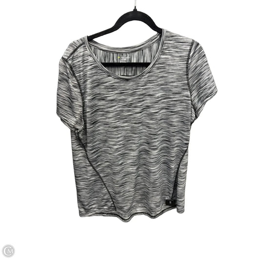 Athletic Top Short Sleeve By Tek Gear In Grey, Size: Xl