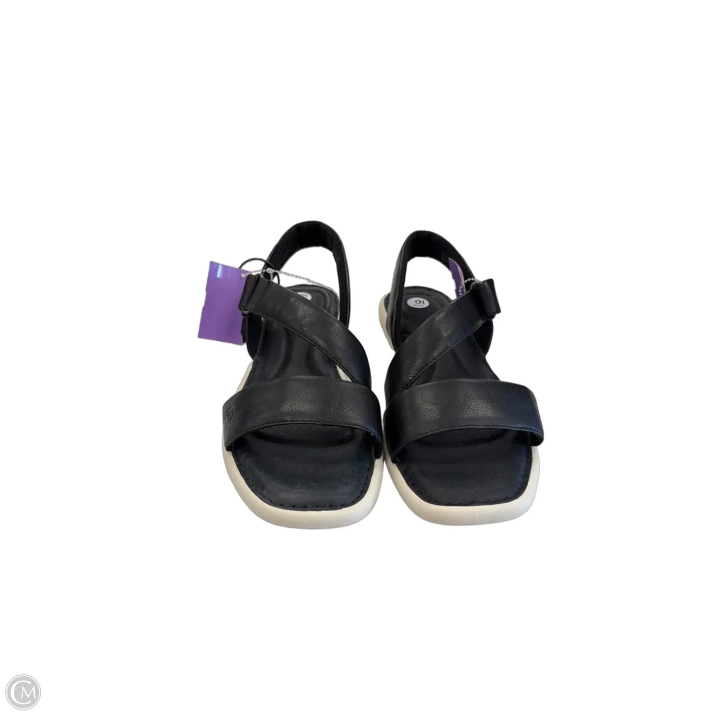 Sandals Flats By Born In Black, Size: 10