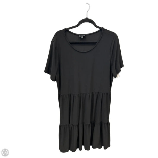 Dress Casual Midi By Nicole By Nicole Miller In Black, Size: 1x