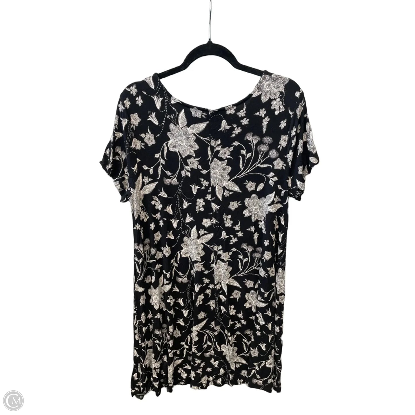 Dress Casual Midi By Old Navy In Black & White, Size: Xl