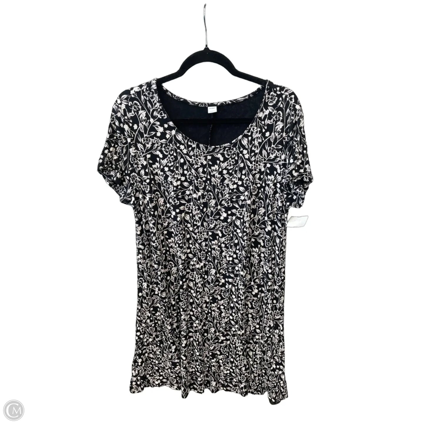 Dress Casual Midi By Old Navy In Black & White, Size: Xl
