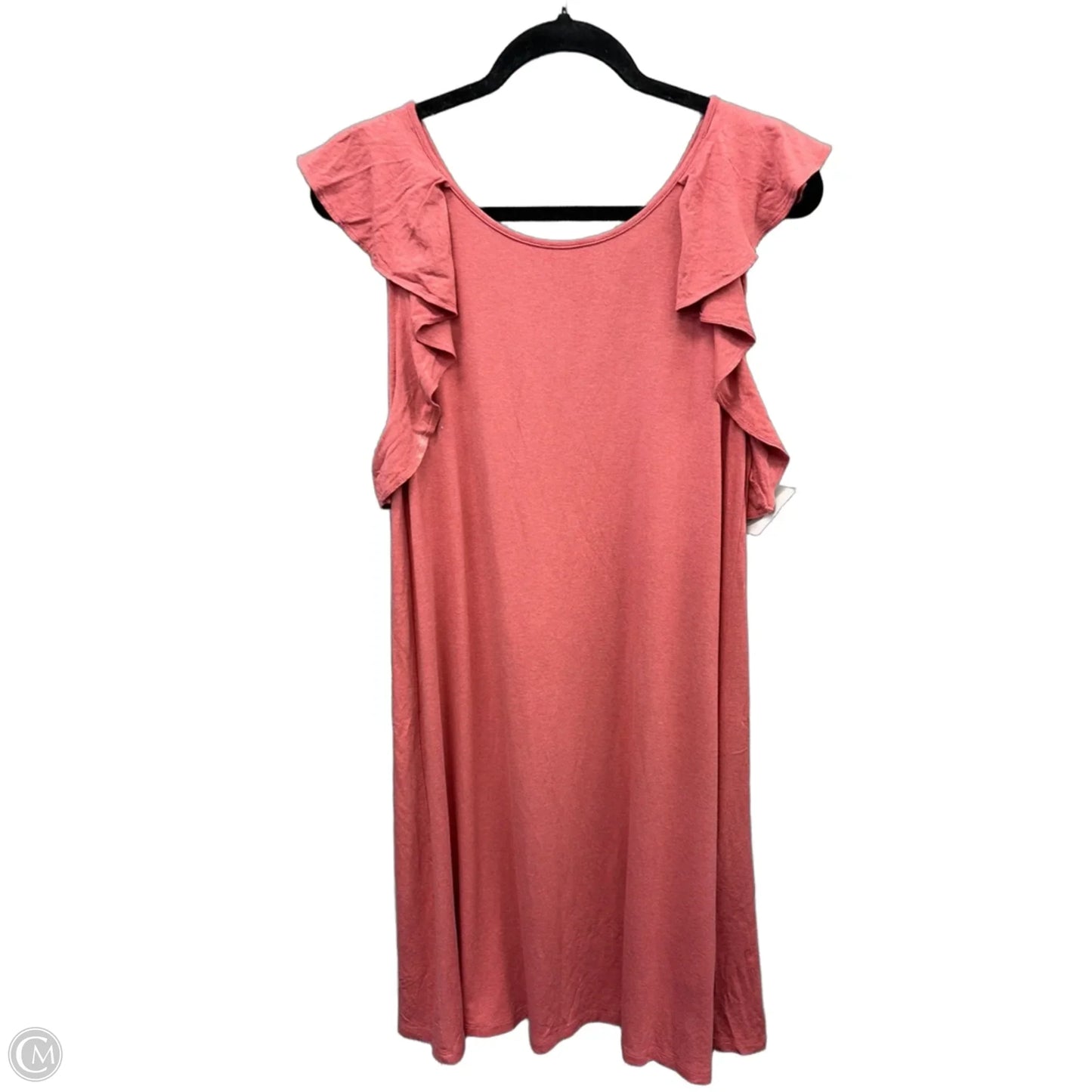 Dress Casual Midi By Loft In Pink, Size: Xl