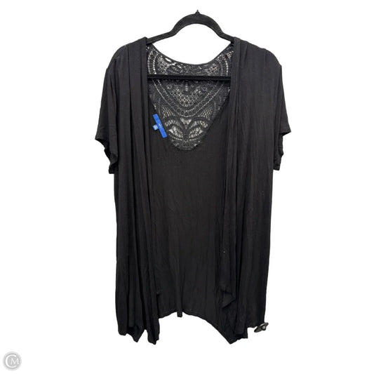 Cardigan By Apt 9 In Black, Size: Xxl