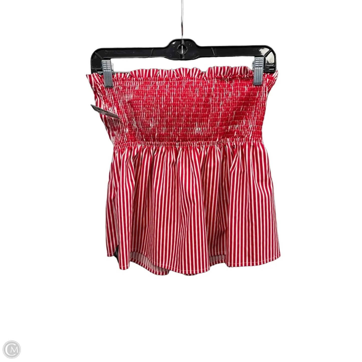 Top Sleeveless By Clothes Mentor In Red & White, Size: M