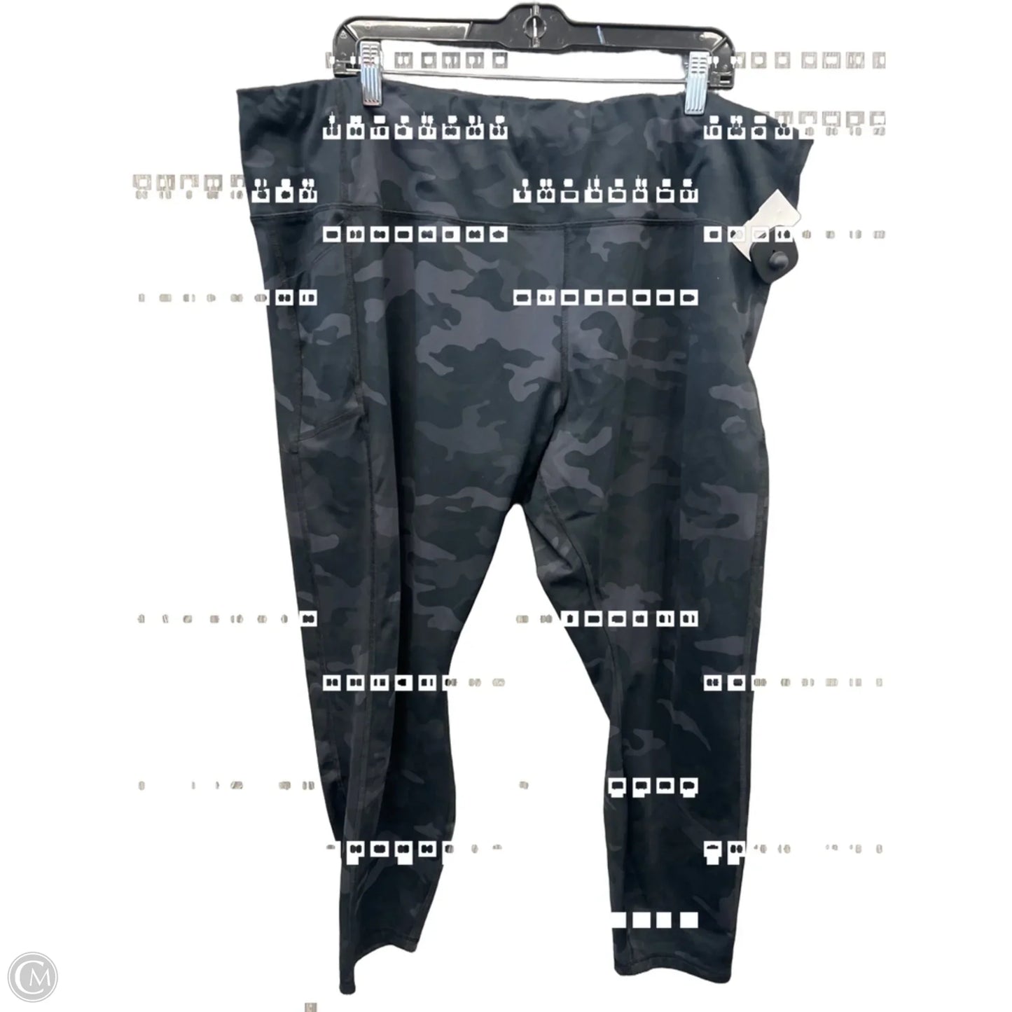 Athletic Leggings By Avia In Camouflage Print, Size: 3x