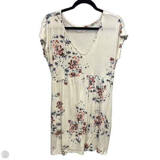 Dress Casual Midi By Maurices In Cream, Size: M
