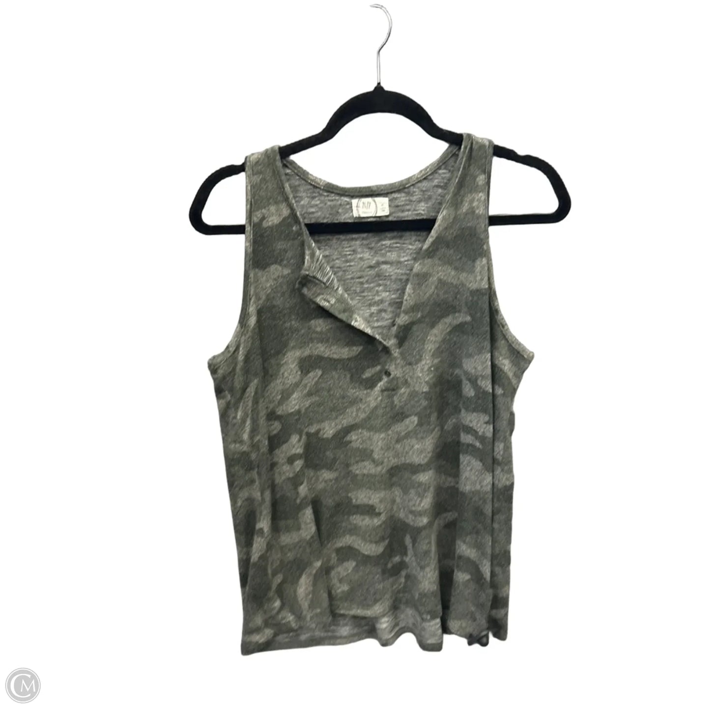 Top Sleeveless By Maurices In Camouflage Print, Size: M