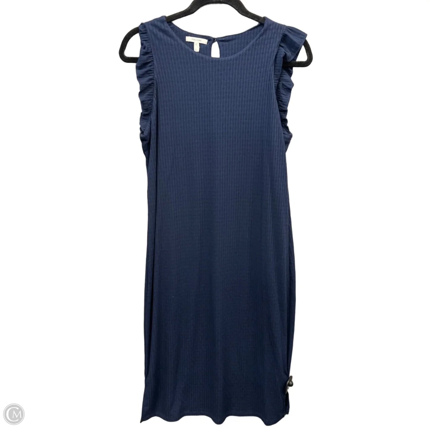 Dress Casual Maxi By Maurices In Navy, Size: L