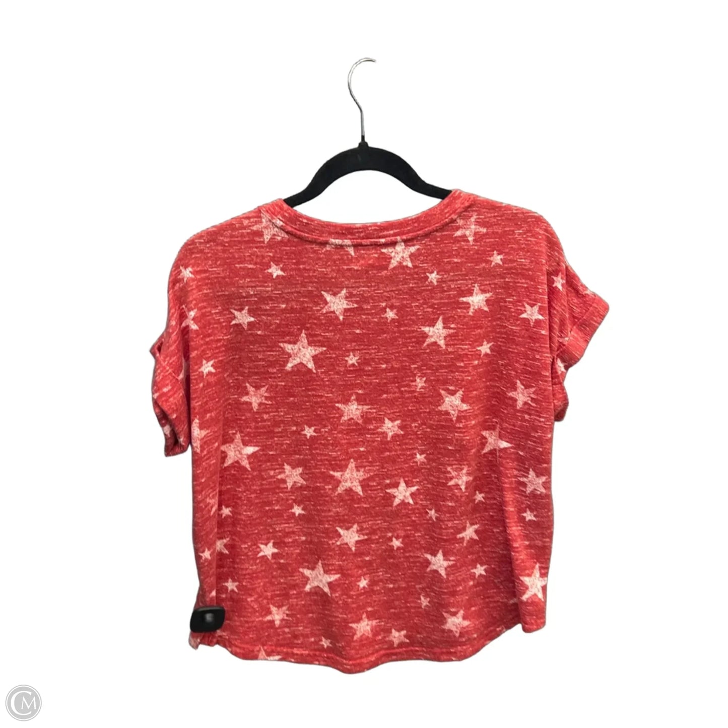 Top Short Sleeve By Maurices In Red, Size: M