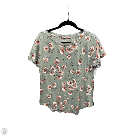 Top Short Sleeve By Maurices In Green, Size: M