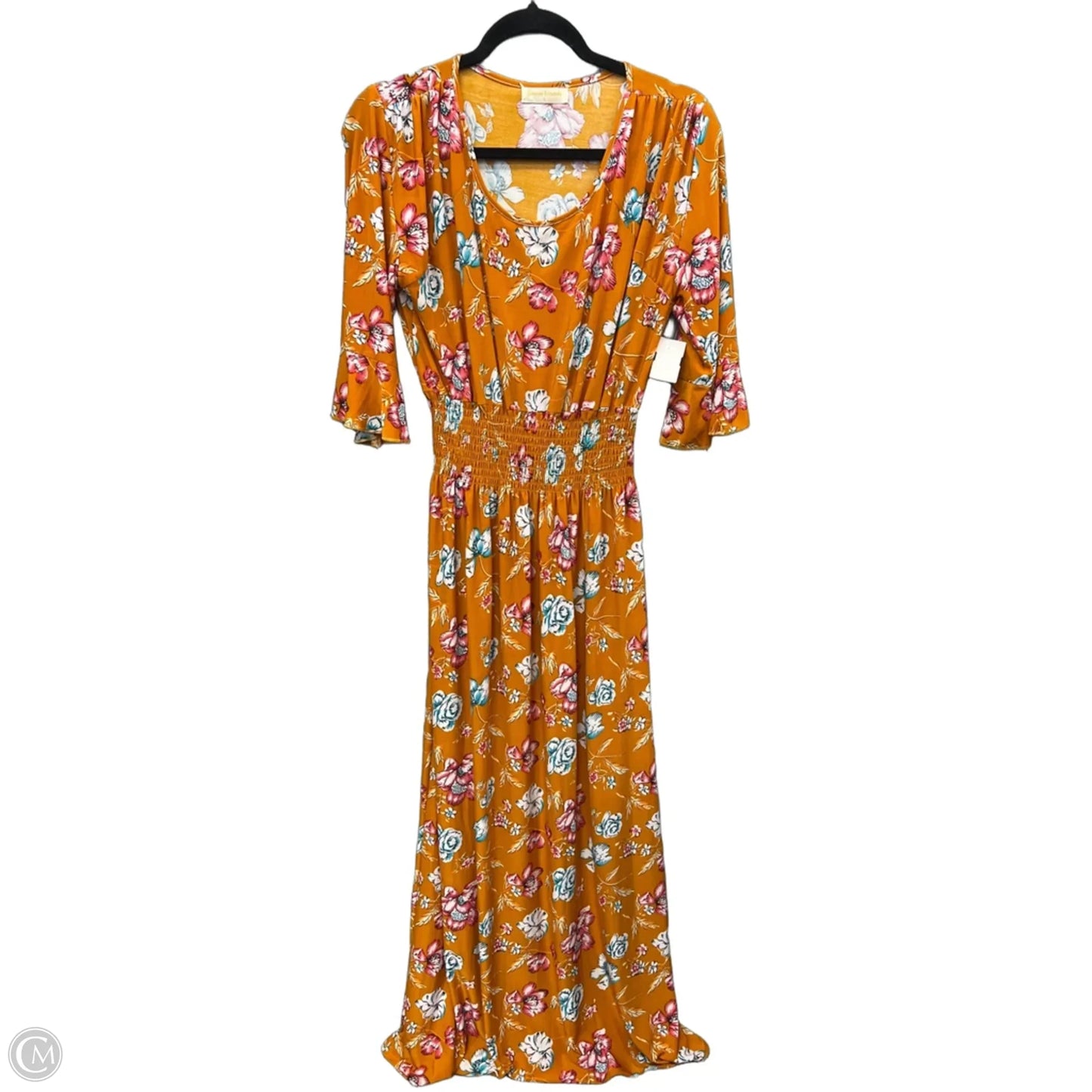 Dress Casual Maxi By Clothes Mentor In Orange, Size: L