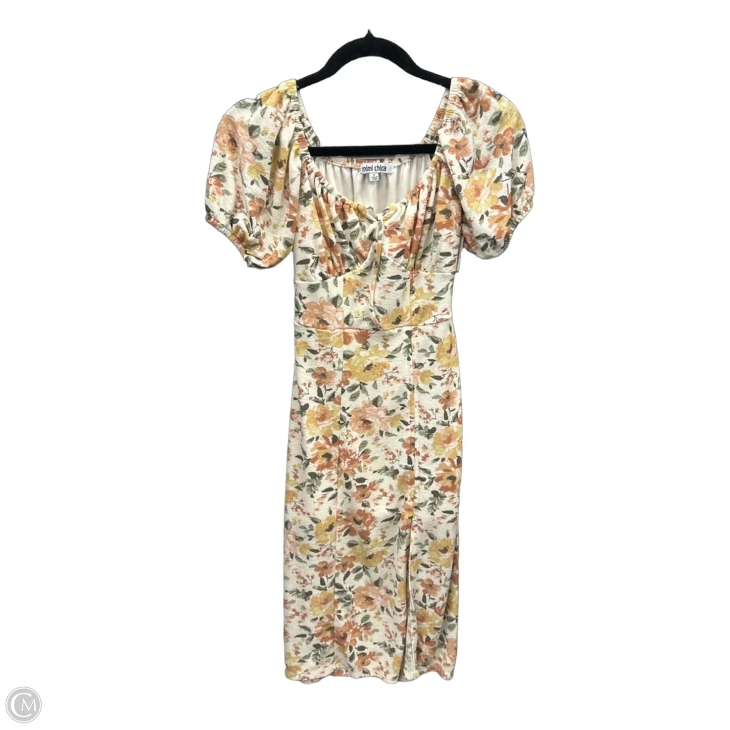 Dress Casual Midi By Mimi Chica In Floral Print, Size: S