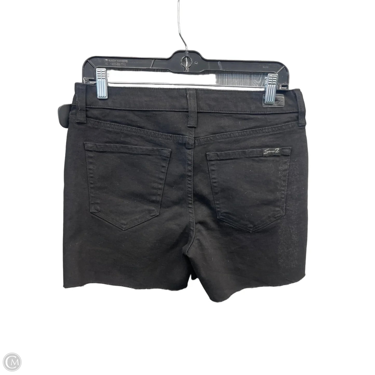 Shorts By Seven 7 In Black Denim, Size: 4