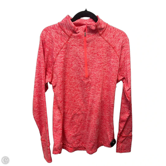 Athletic Top Long Sleeve Collar By Tangerine In Red, Size: Xl