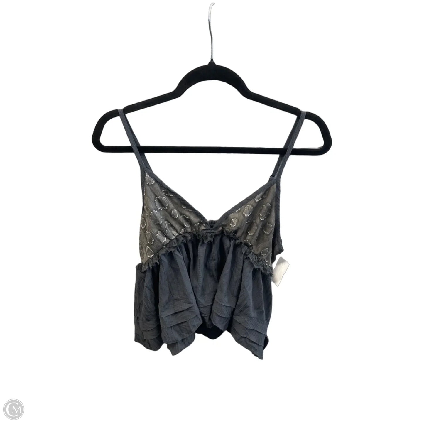 Top Sleeveless By Shein In Grey, Size: M