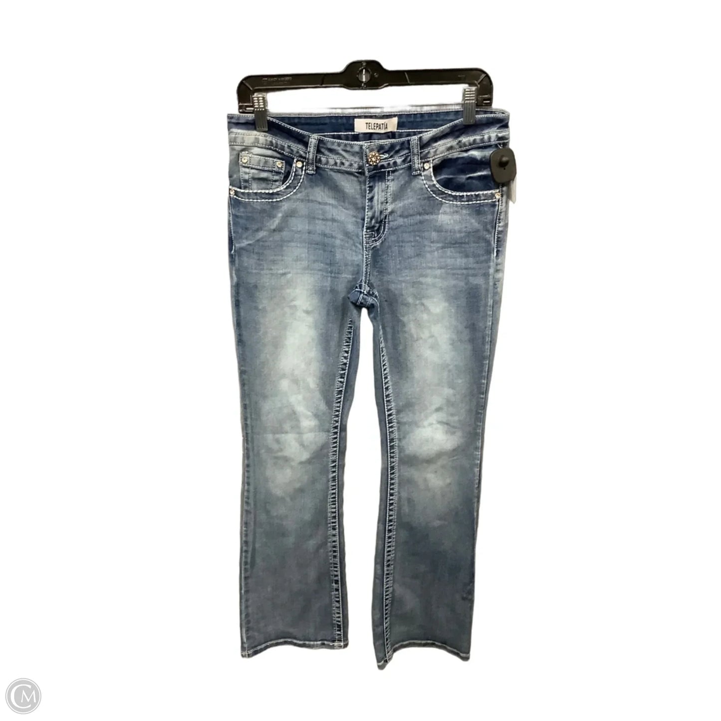 Jeans Boot Cut By Clothes Mentor In Blue Denim, Size: 8