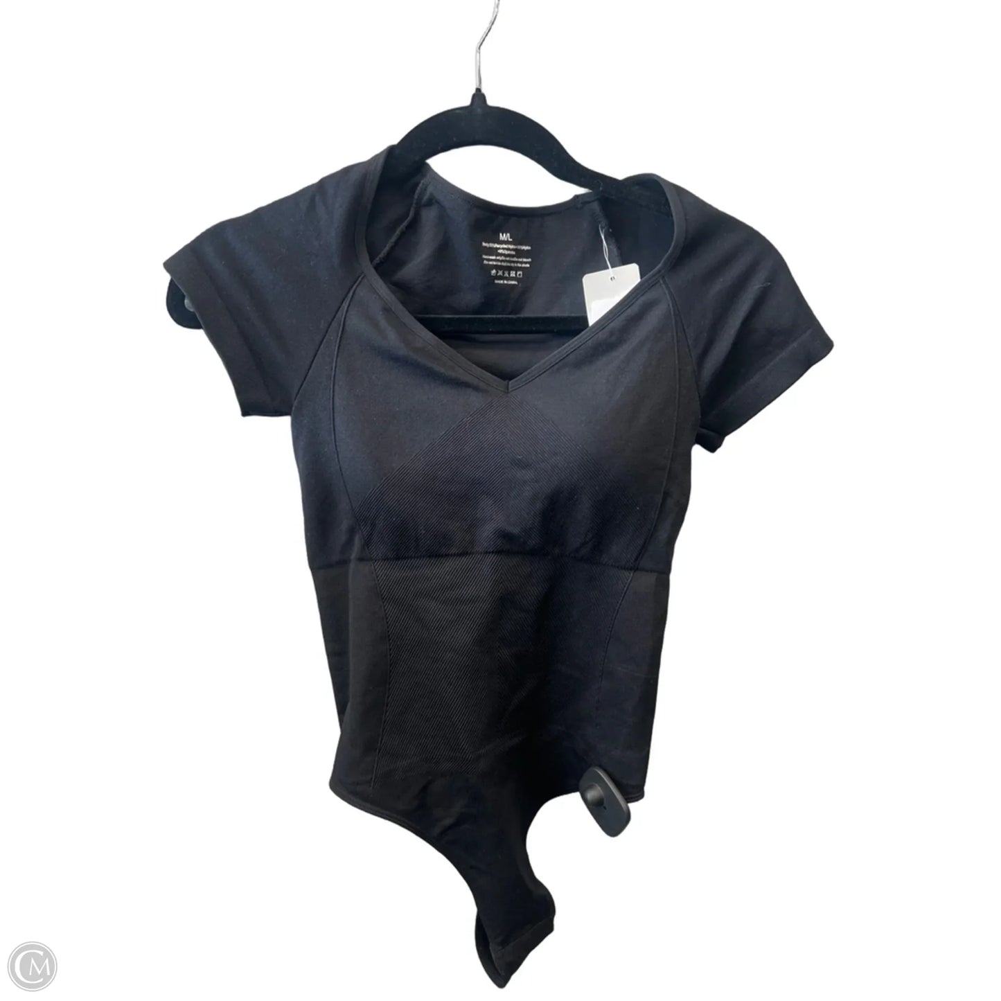 Bodysuit By Clothes Mentor In Black, Size: M