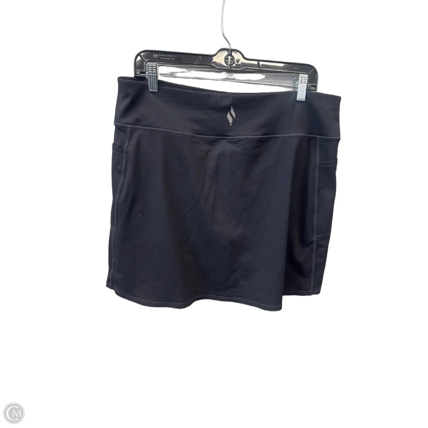 Athletic Skirt By Skechers In Black, Size: Xl