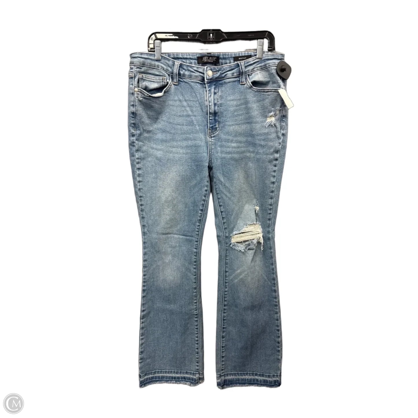 Jeans Boot Cut By Judy Blue In Blue Denim, Size: 14