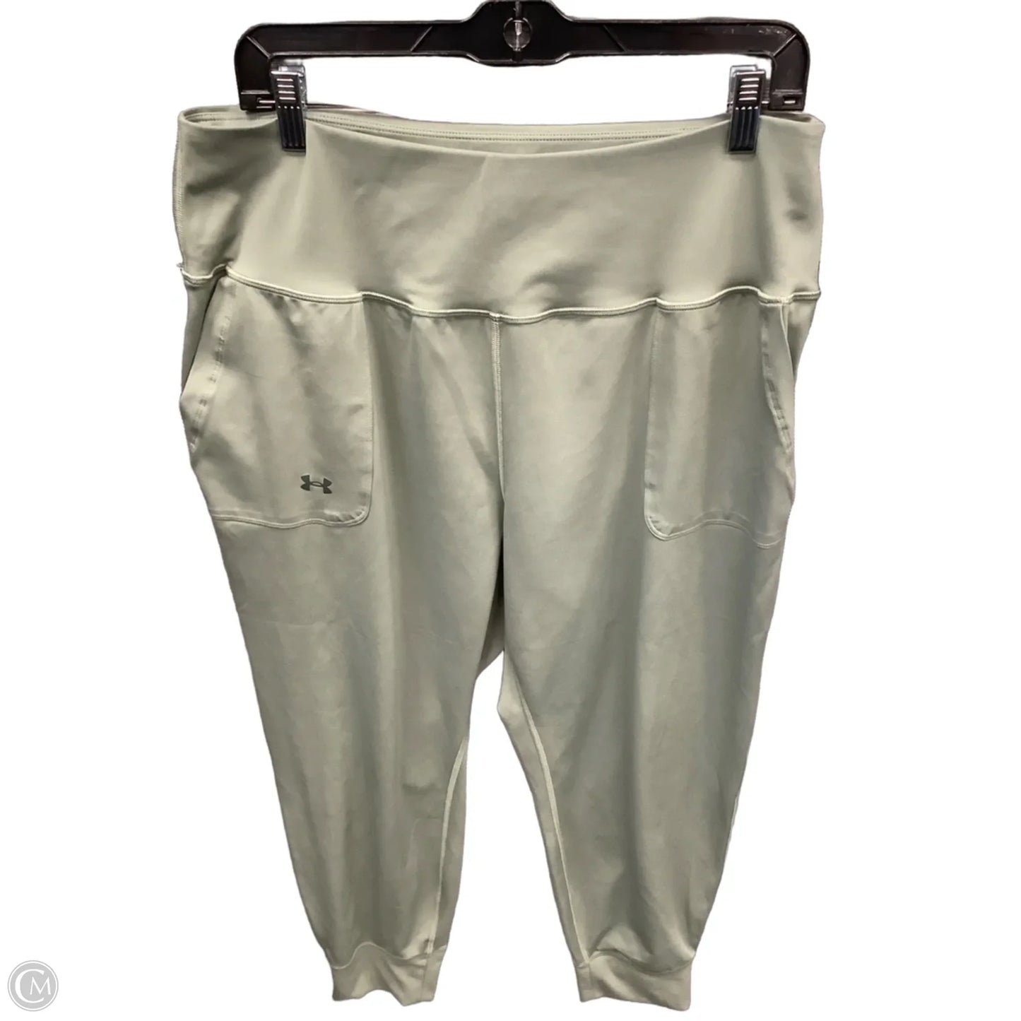 Athletic Leggings By Under Armour In Green, Size: 1x
