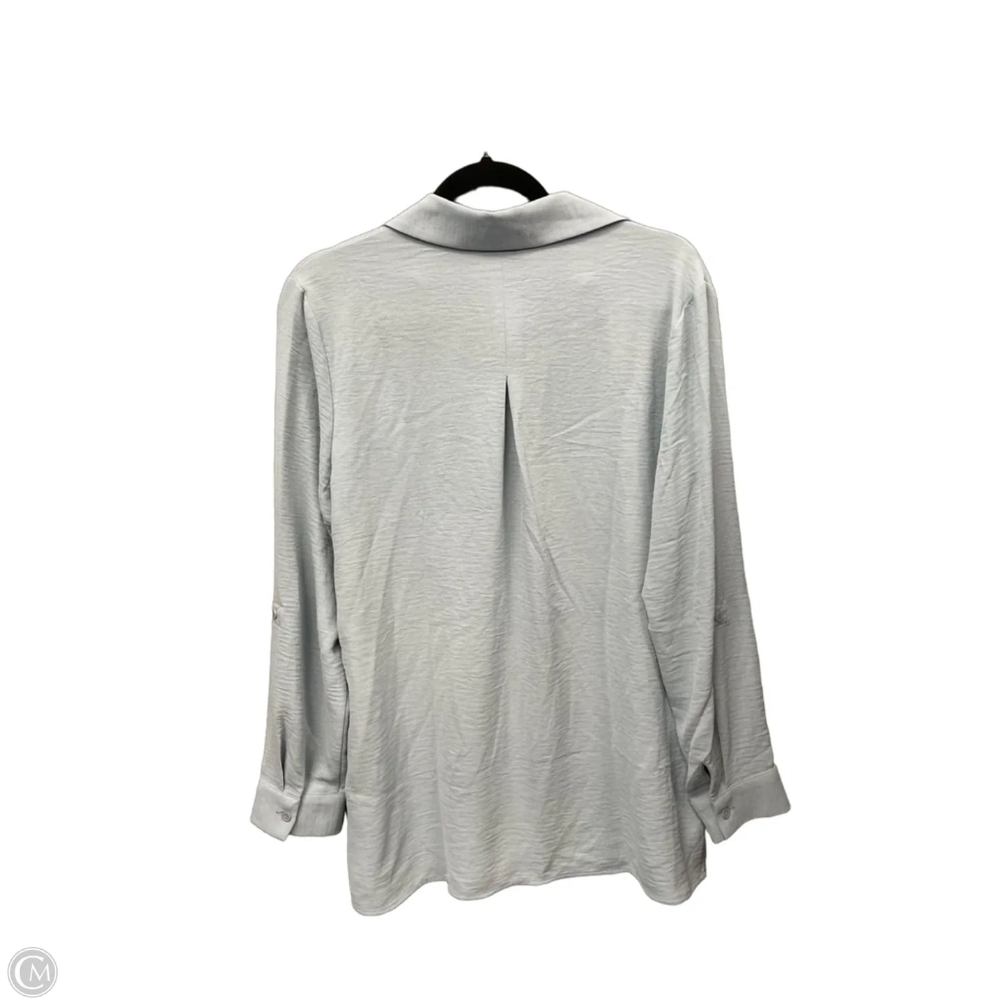 Top Long Sleeve By Hilary Radley In Blue, Size: M