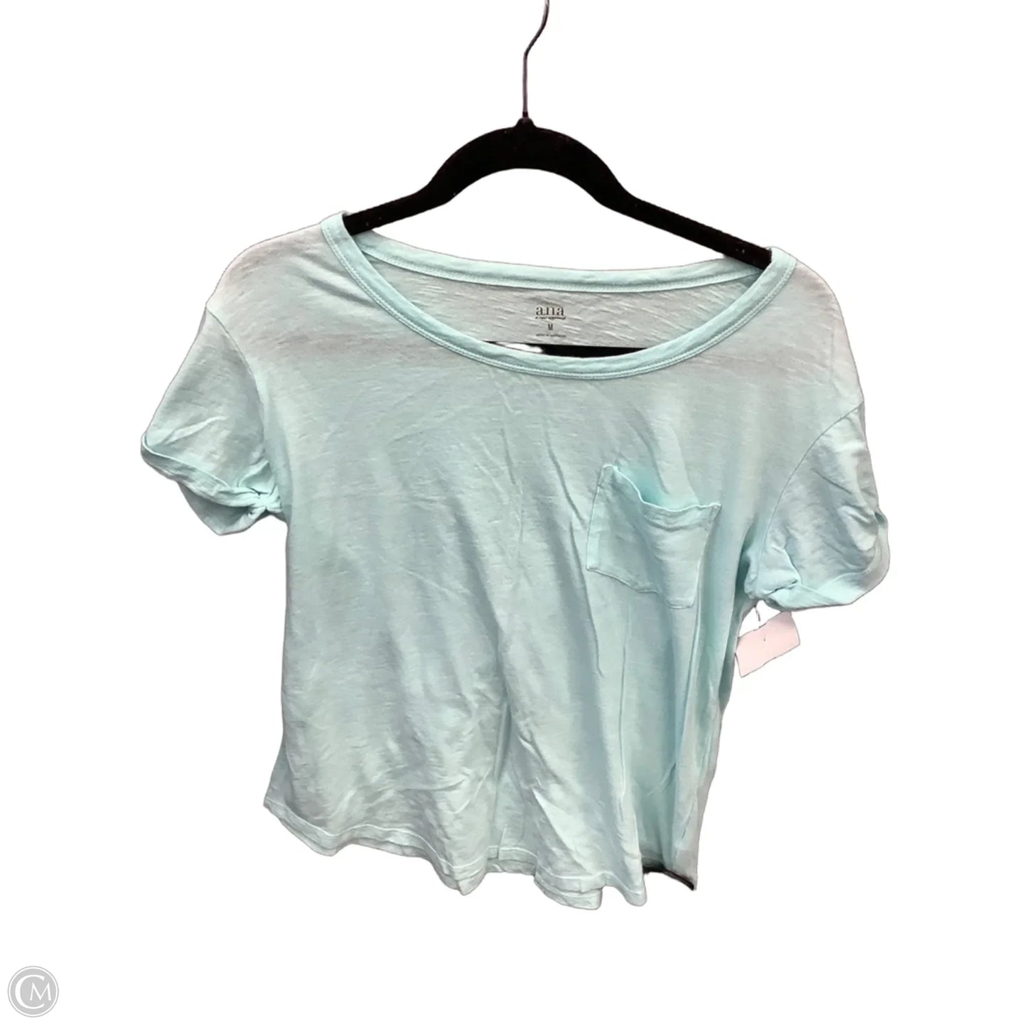 Top Short Sleeve Basic By Ana In Blue, Size: M