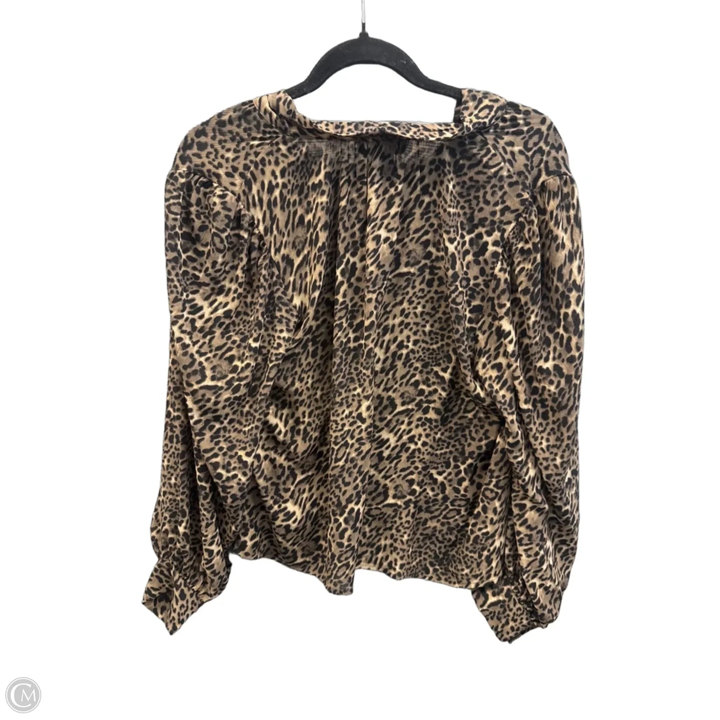 Top Long Sleeve By Rachel Zoe In Animal Print, Size: M