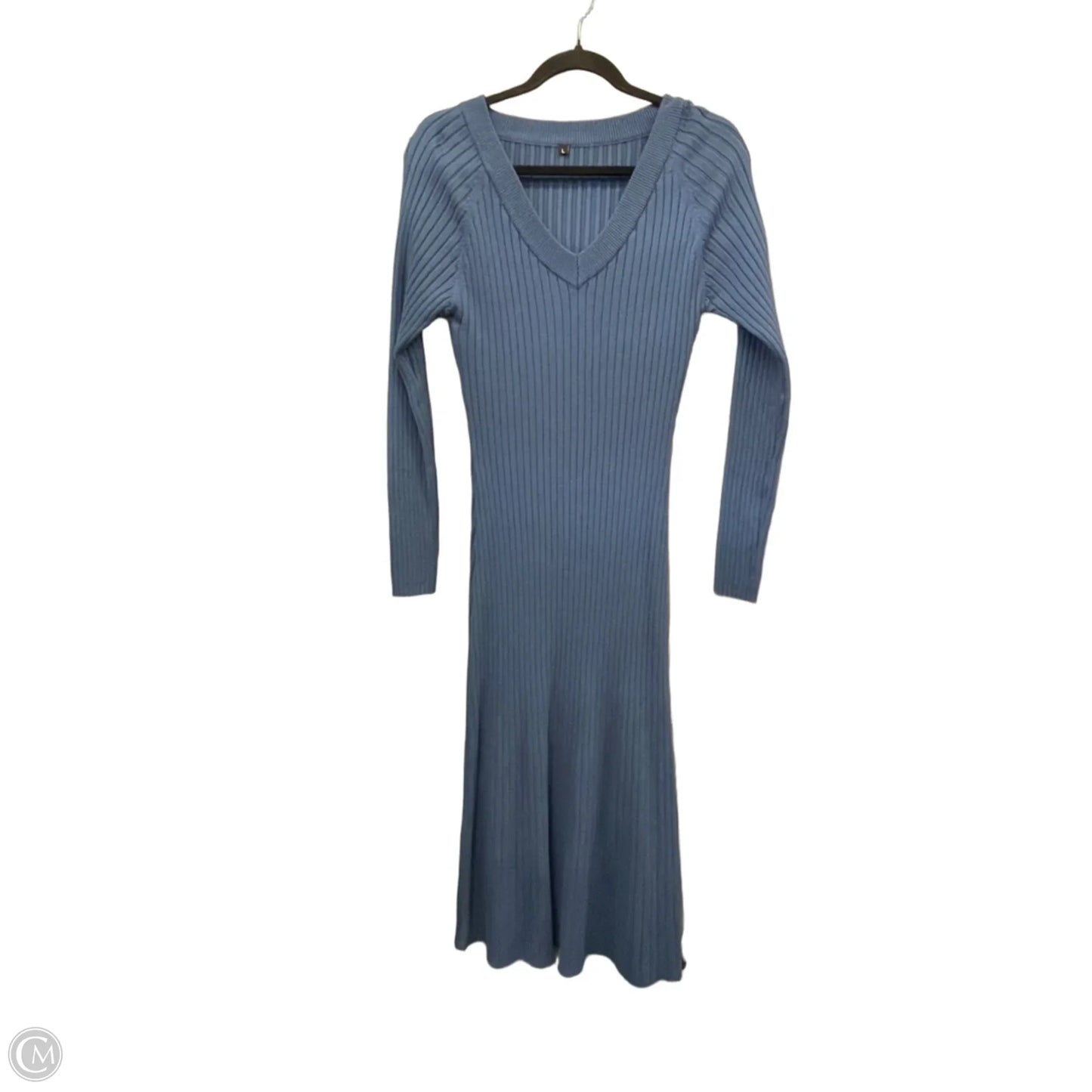 Dress Casual Maxi By Clothes Mentor In Blue, Size: L