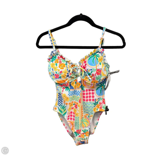 Swimsuit By Time And Tru In Multi-colored, Size: M