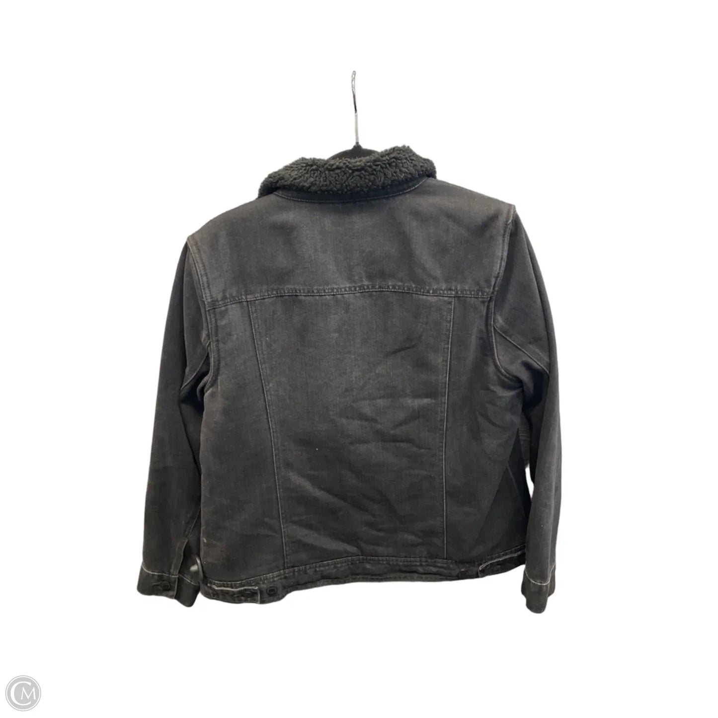 Jacket Denim By Old Navy In Black Denim, Size: L