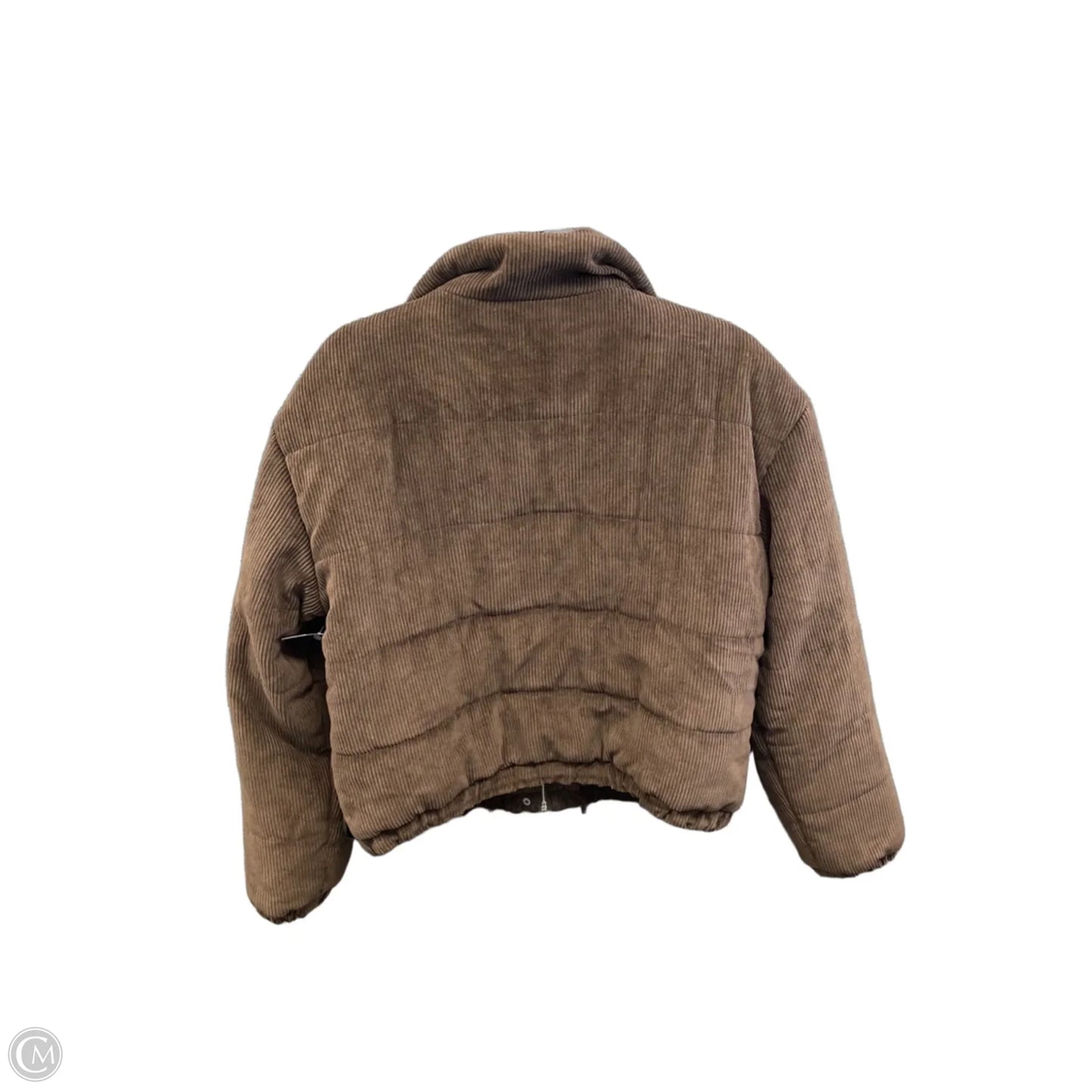 Jacket Puffer & Quilted By Ashley In Brown, Size: L