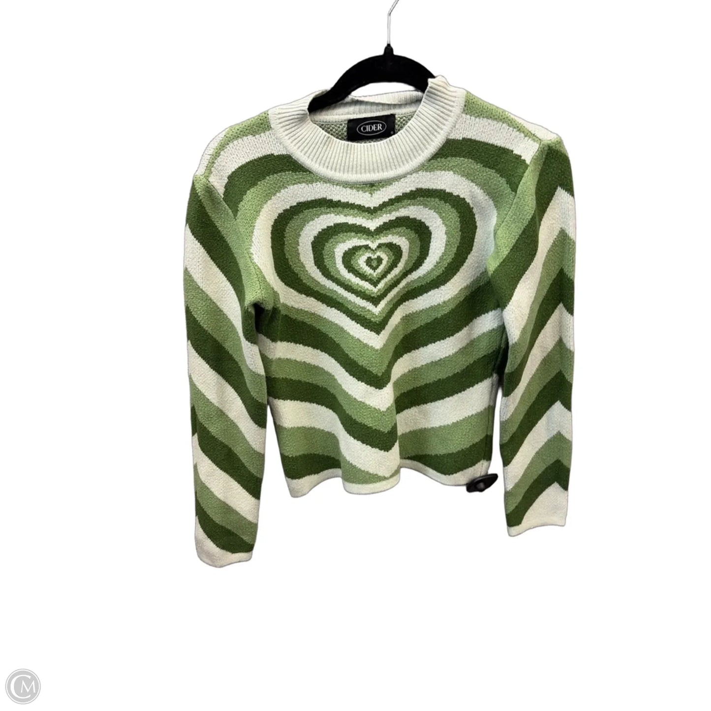 Sweater By Cider In Green, Size: S