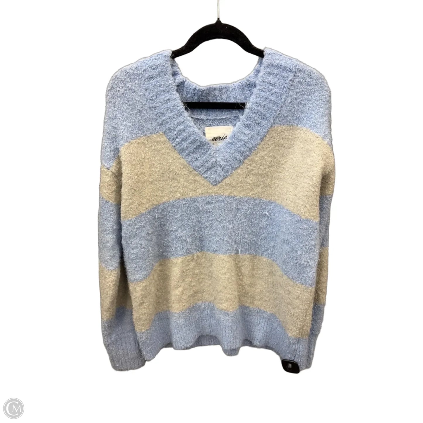 Sweater By Aerie In Blue & Grey, Size: S