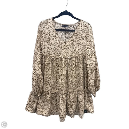 Dress Casual Midi By Shein In Brown, Size: M