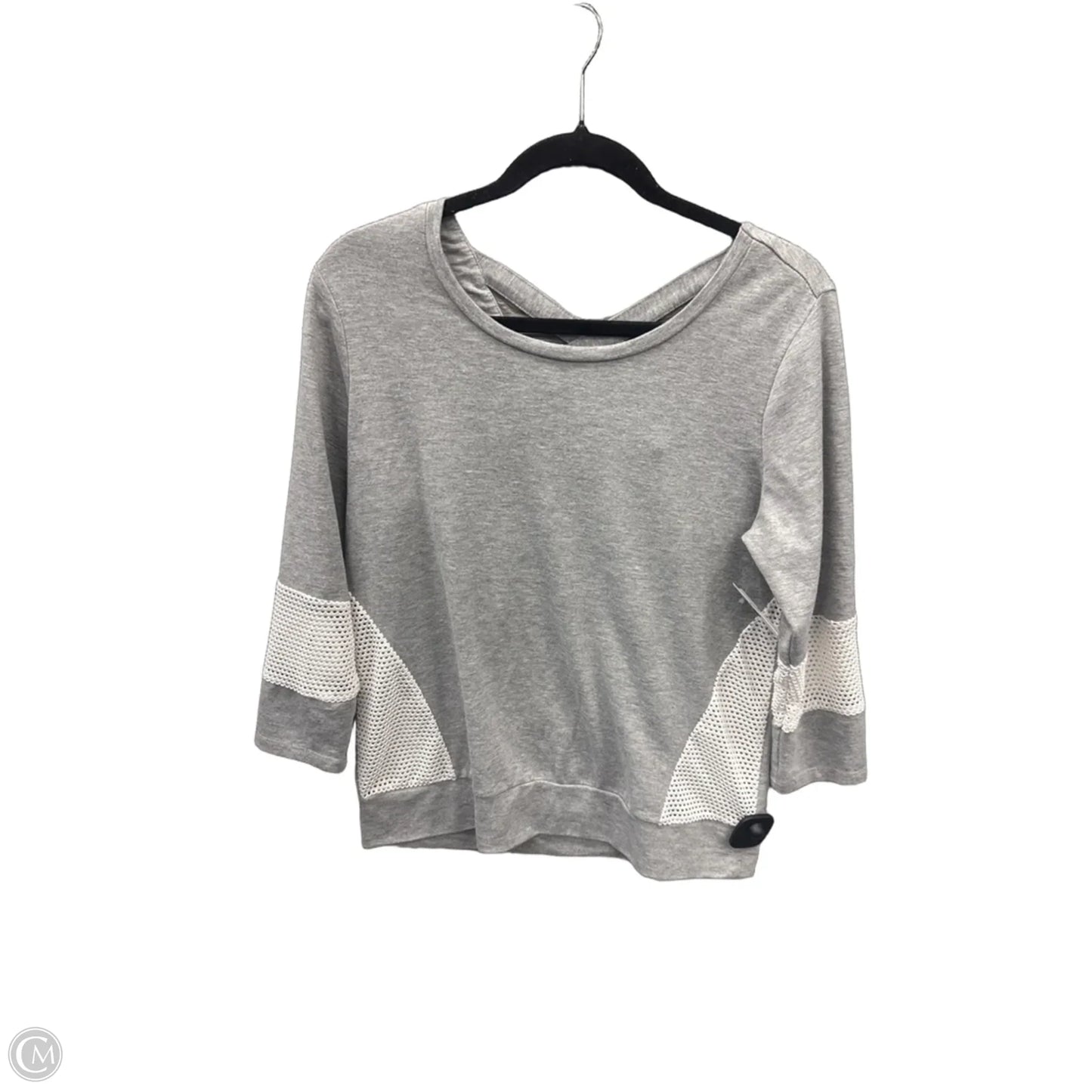 Athletic Top Long Sleeve Crewneck By Rbx In Grey, Size: M