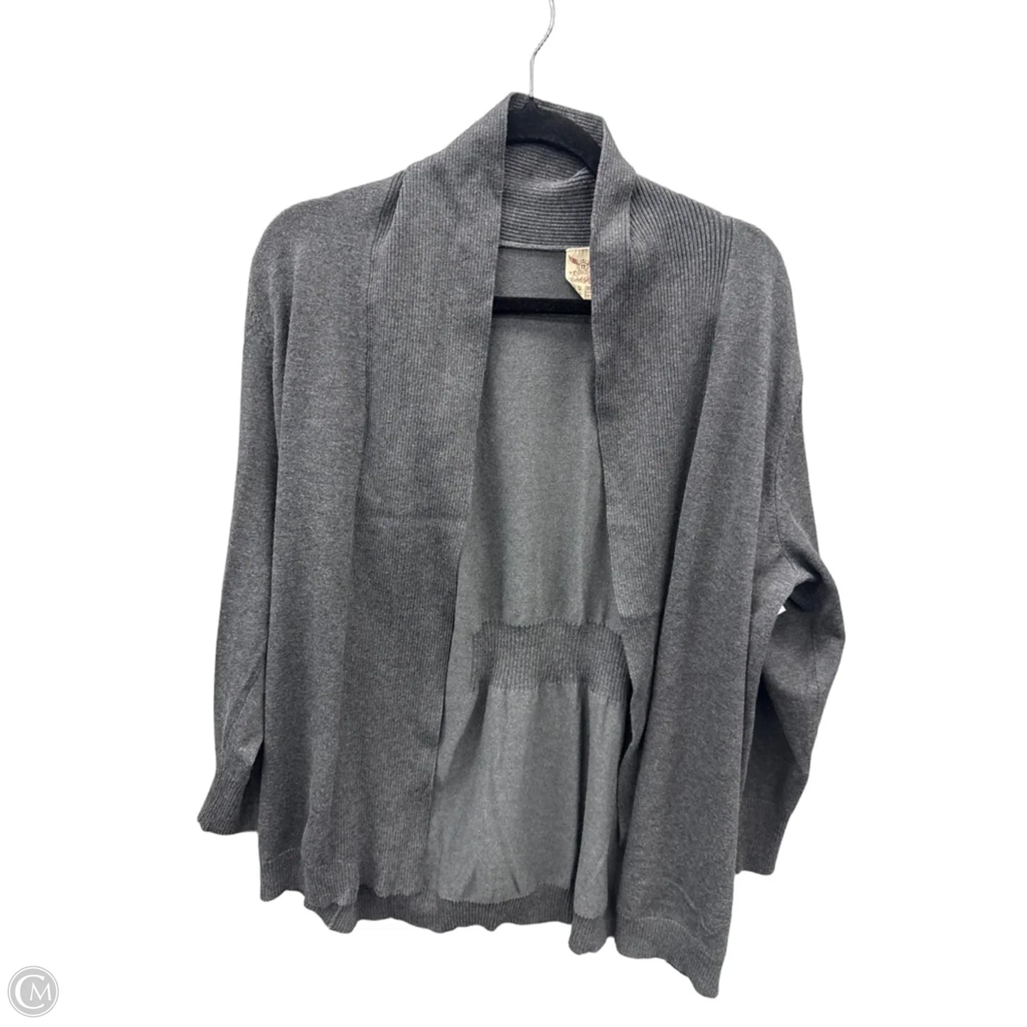 Cardigan By Faded Glory In Grey, Size: 2x