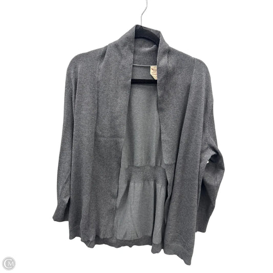 Cardigan By Faded Glory In Grey, Size: 2x