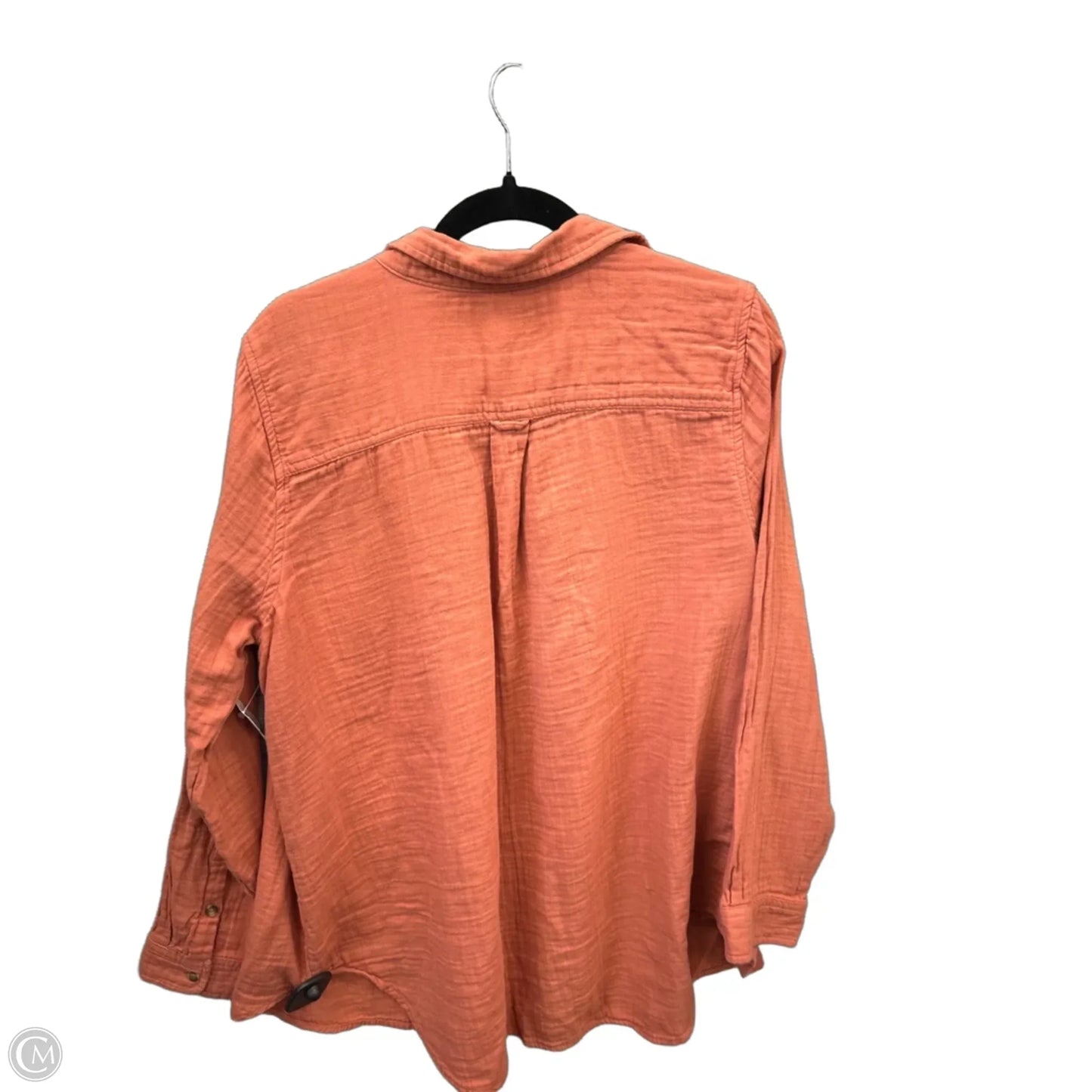 Top Long Sleeve By Sonoma In Orange, Size: Xl